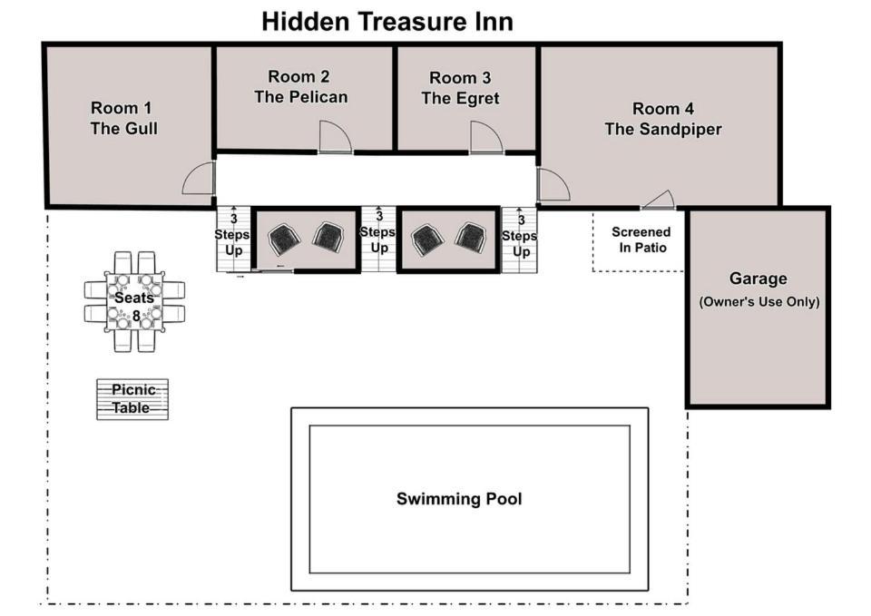 The Pelican Hidden Treasure Inn Room 2 By Bryant Real Estate Kure Beach Extérieur photo